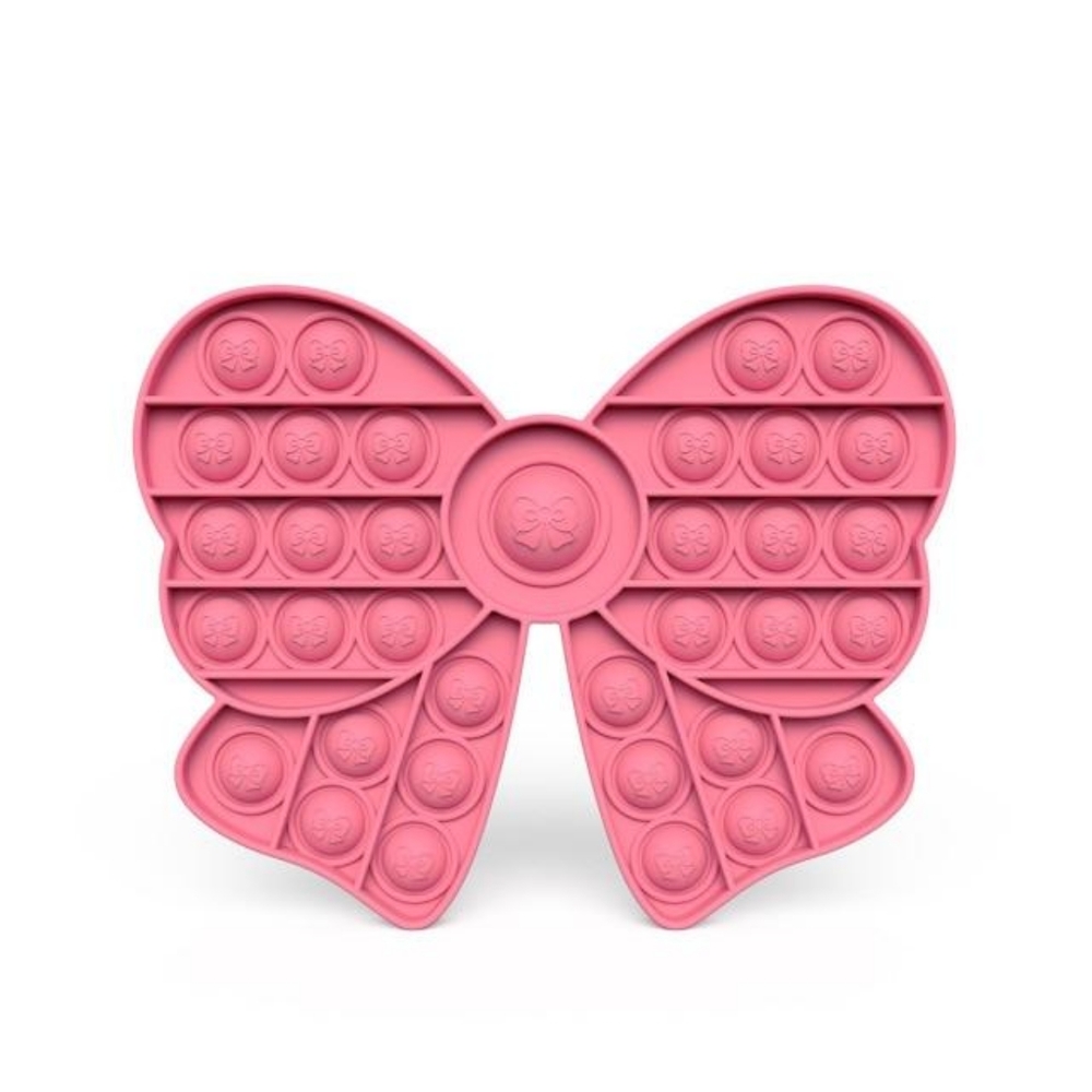 Pink Bow Pop It Fidget Toy